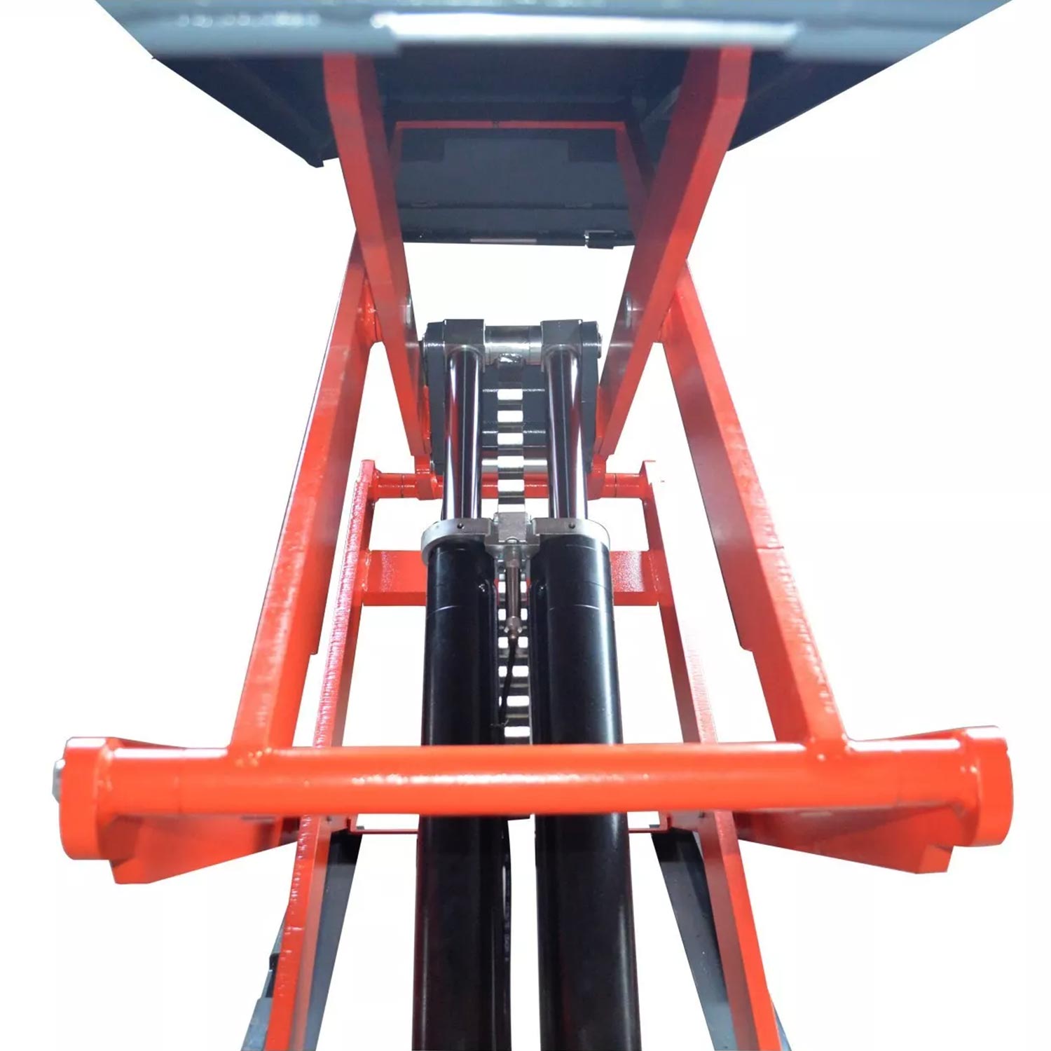 The Katool AK-X95 full rise scissor lift is designed with multiple locking positions