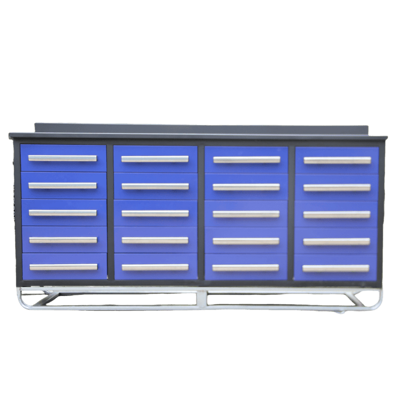 [AS-IS] 7' Garage Storage Cabinets with 20 Drawers