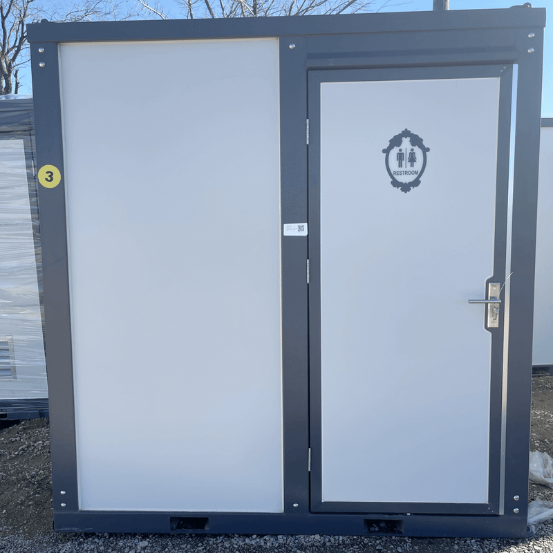 [AS-IS] Portable Toilet with Shower Curtain Style