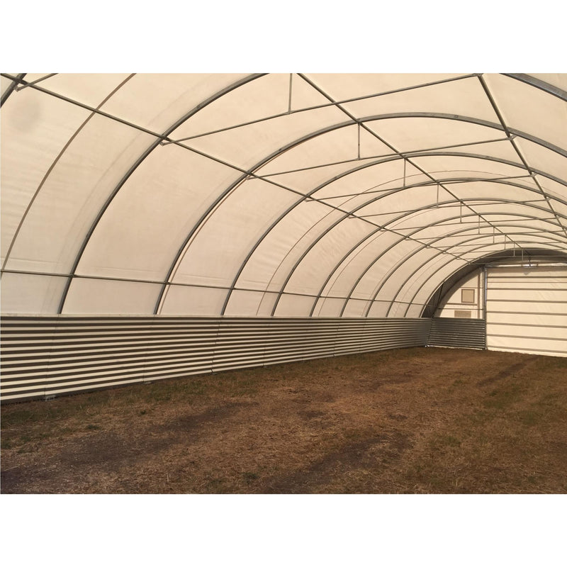 [AS-IS] Single Truss Arch Storage Shelter W30'xL85'xH15'