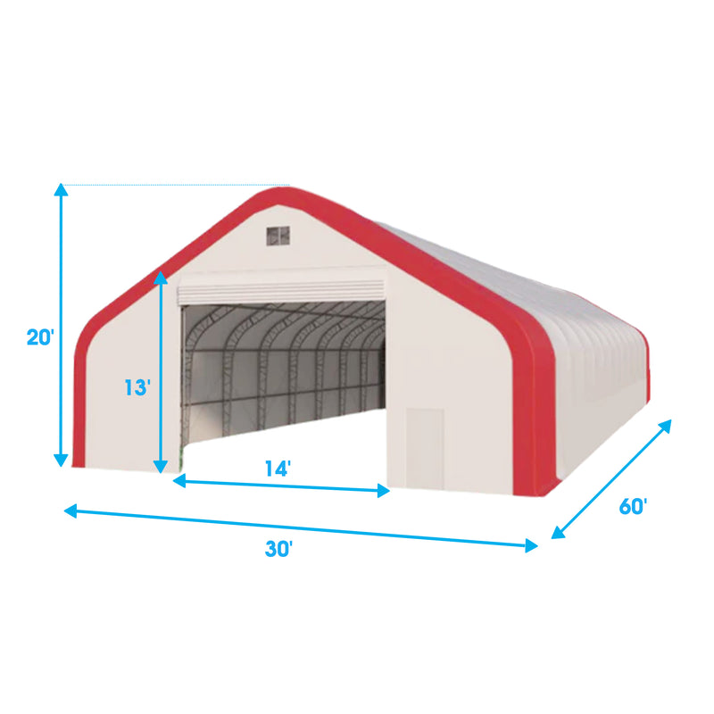 [AS-IS] Double Truss Storage Shelter W30'xL60'xH20'