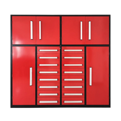 [AS-IS] 7ft Garage Storage Cabinets with 16 Drawers