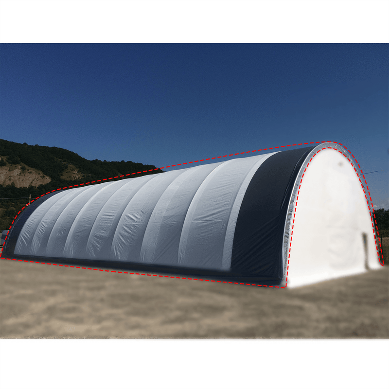 [AS-IS] Cover Replacement for Single Truss Storage Shelter W30'xL40'xH15'