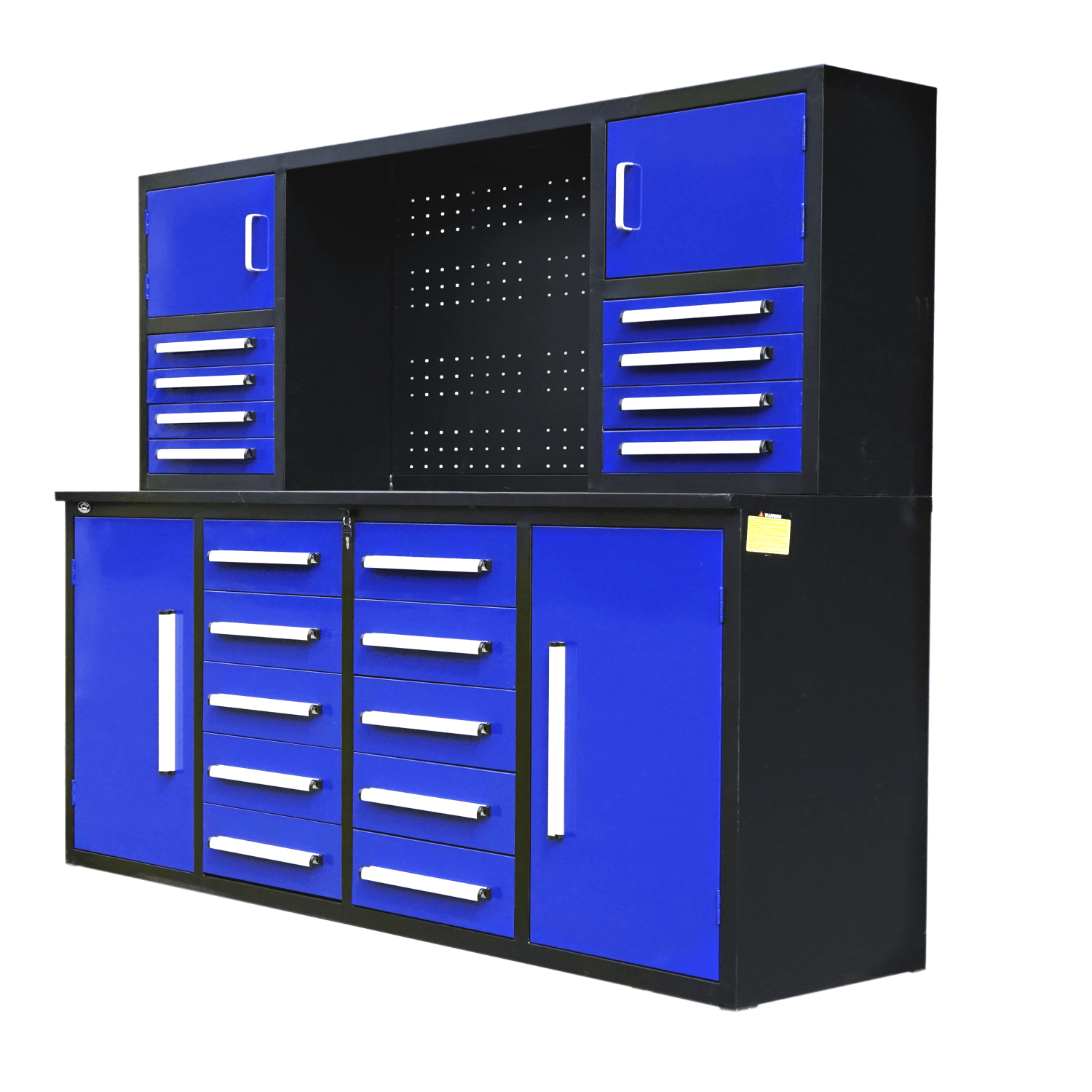 [ASIS] 7' Garage Storage with Workbench (18 Drawers & 4 Cabin