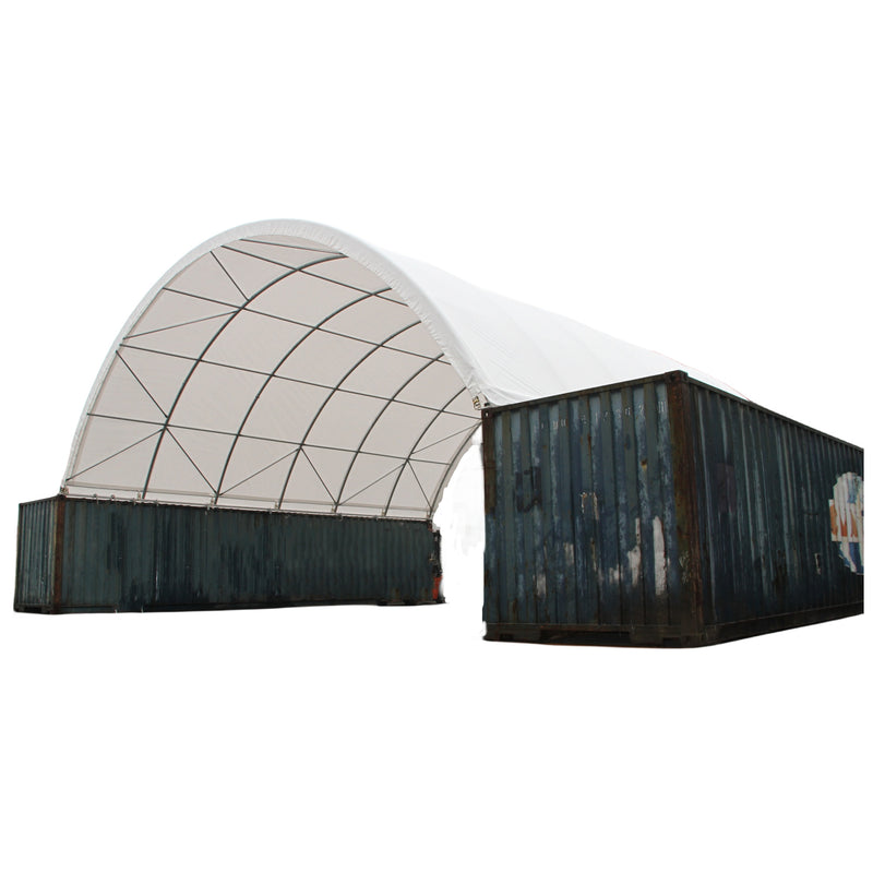 [AS-IS] Shipping Container Canopy Shelter 40'x40'x13'