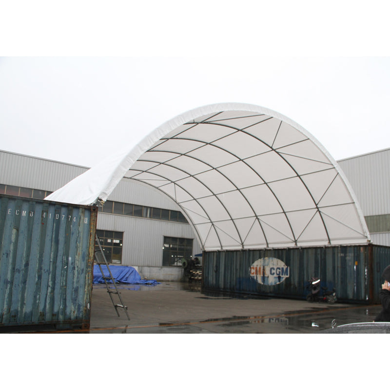 [AS-IS] Shipping Container Canopy Shelter 40'x40'x13'