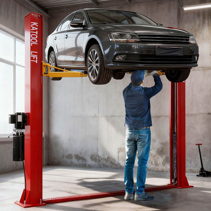 Maximum lifting height is up to 70.75 inch, making accessing to the undercar parts easy