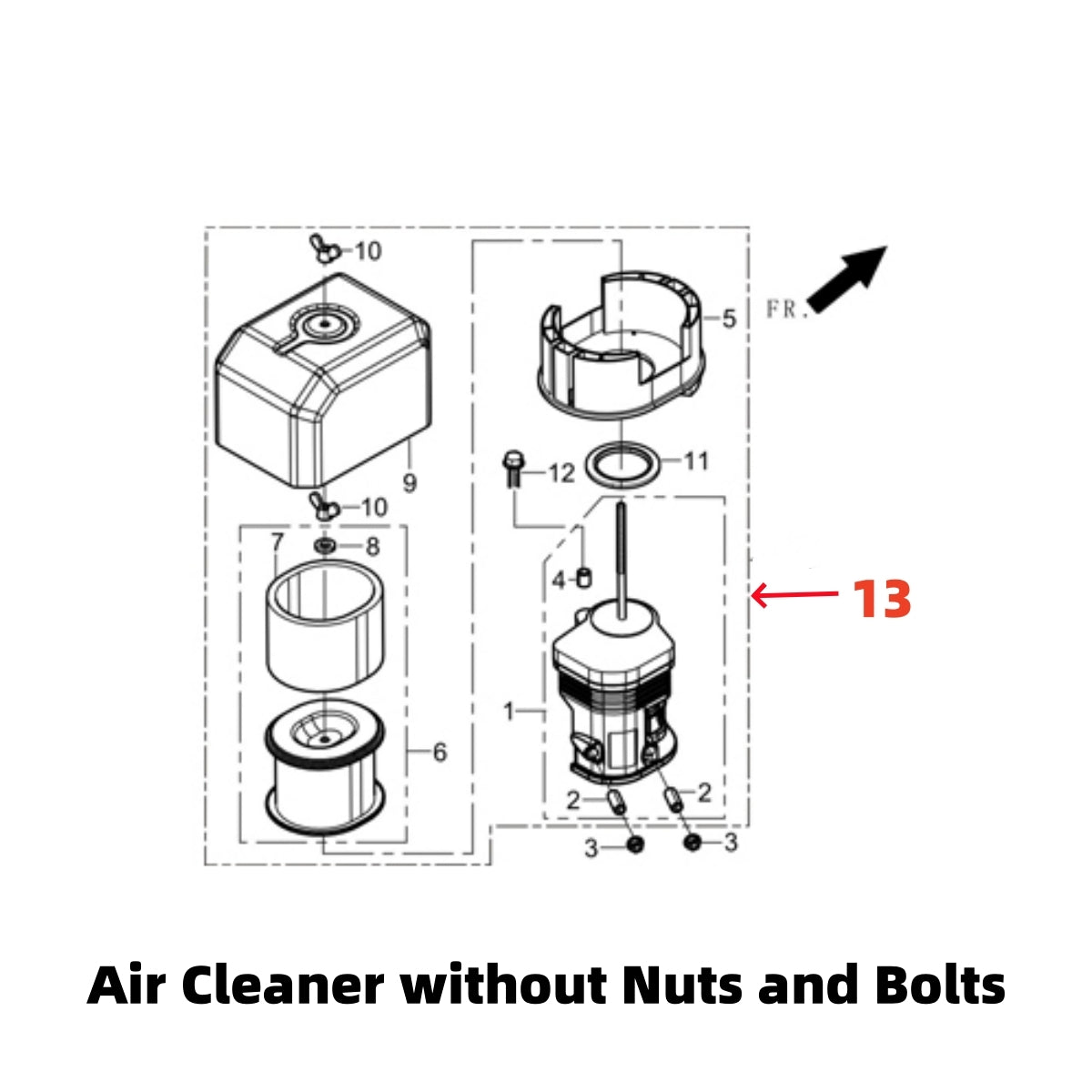 Parts List - Wood chipper