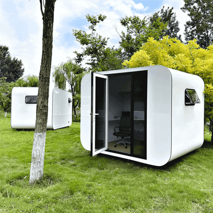 Modern Tiny Office Apple Cabin 10ft