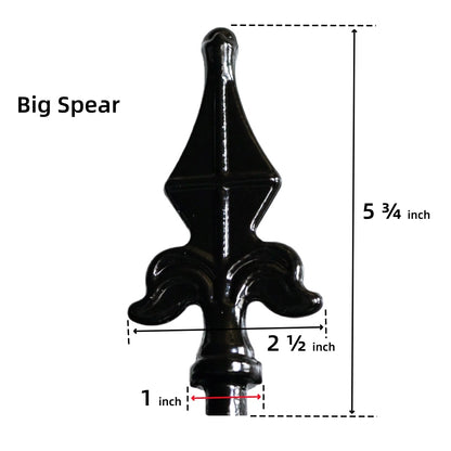 Iron Gate Decoration---Big Spear Spec