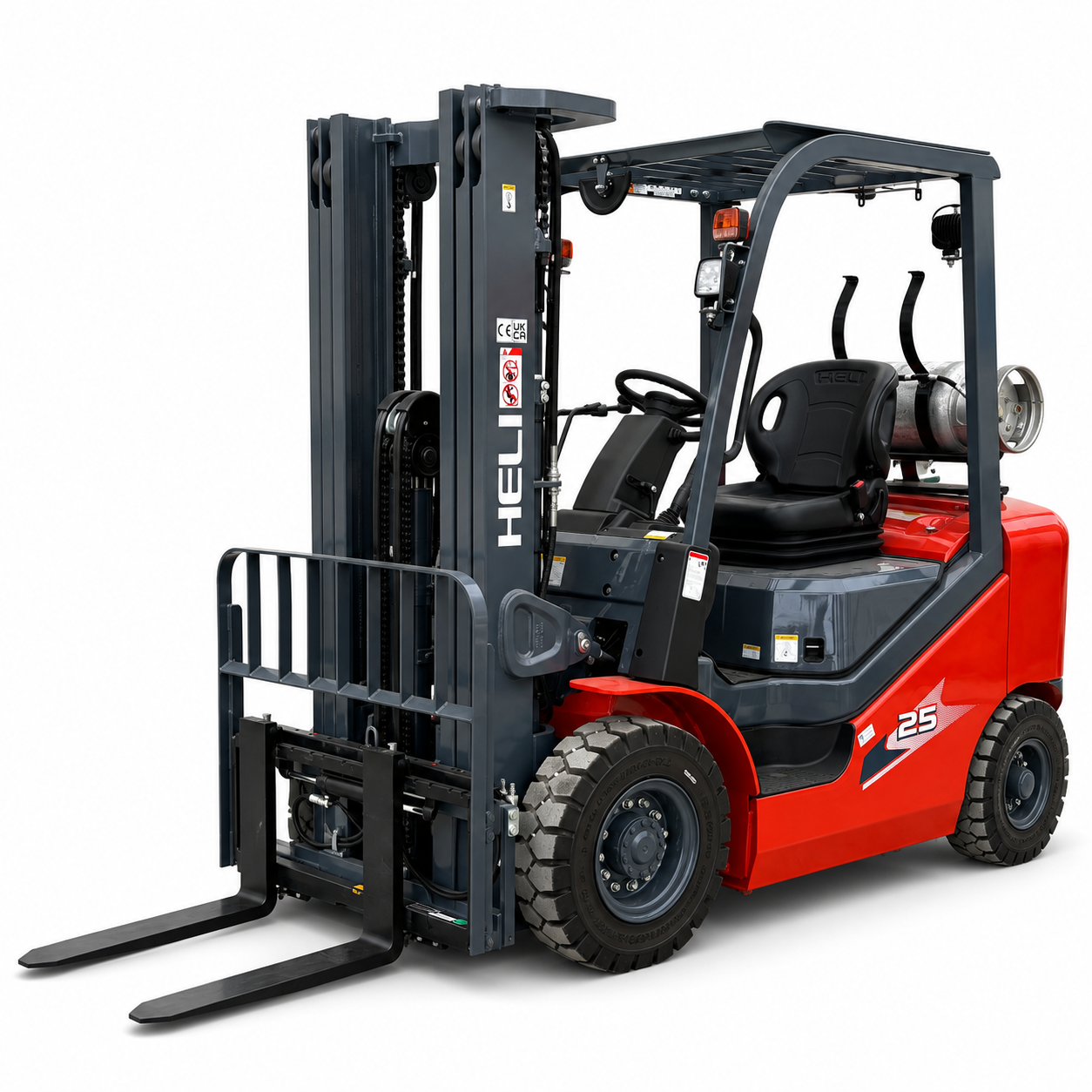 HELI LPG Forklift | Pneumatic Tire | 5000 lbs. Capacity | 189" Lift Height | TX Self-Pickup
