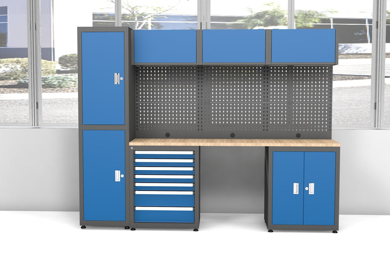 Chery Industrial 4-Piece Steel Workshop Cabinet System