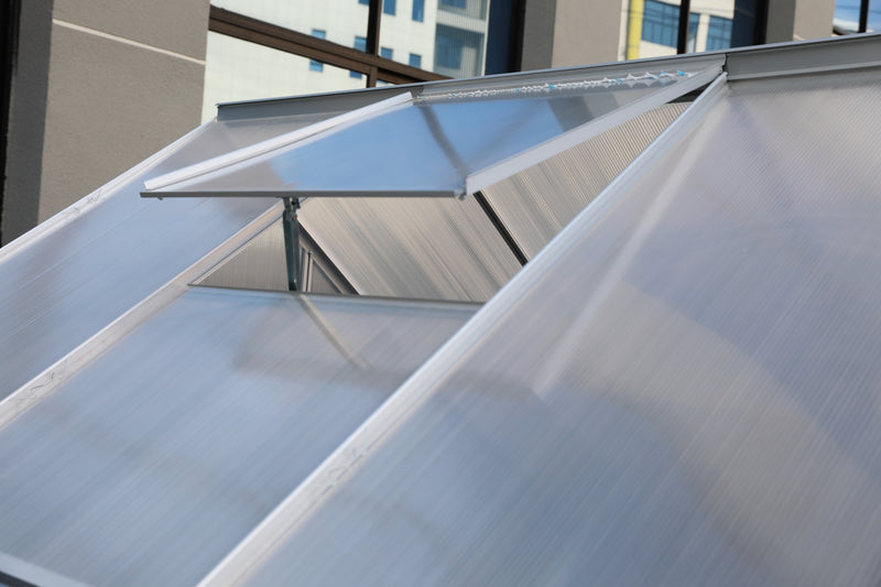Chery Industrial Classic Greenhouse 8x16ft with 4 Roof Vents