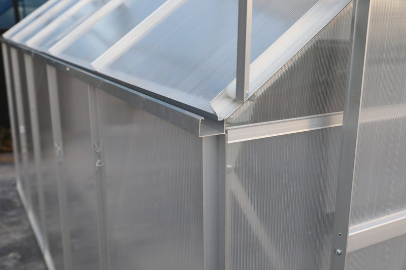 Chery Industrial Classic Greenhouse 8x16ft with 4 Roof Vents