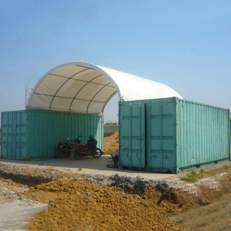 Gold Mountain Shipping Container Canopy Shelter 20'x20'