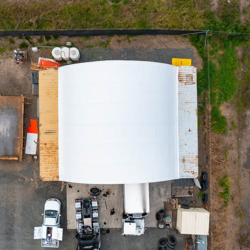 Shipping Container Canopy Shelter 40'x40'x13'