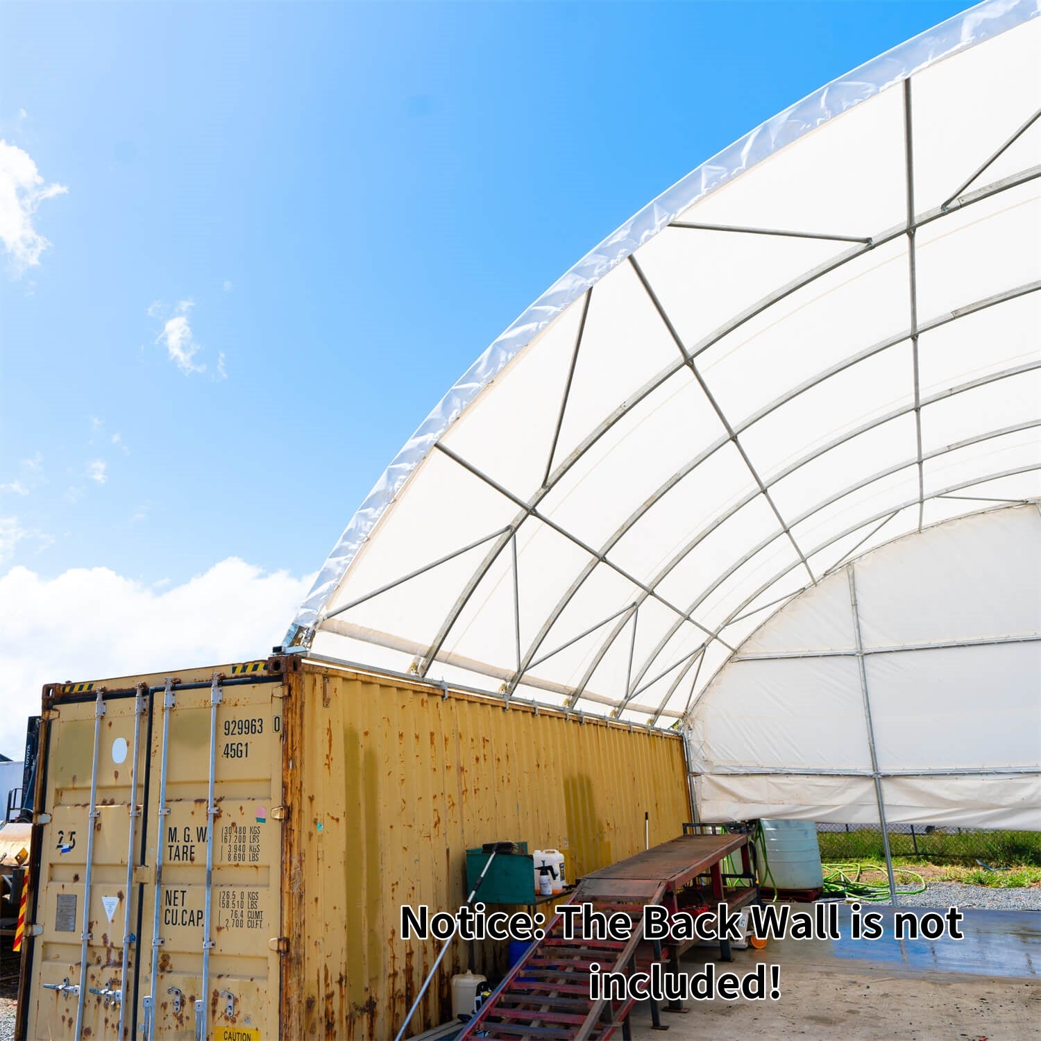 Shipping Container Canopy Shelter 40'x40'x13'