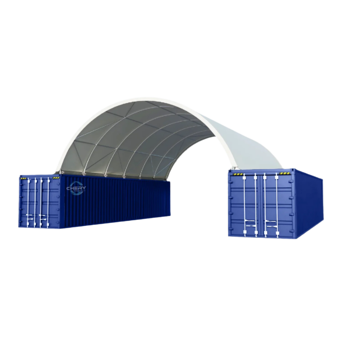 Container Shade Box 40'x40'x13' Shipping Container Canopy Shelter – Chery Industrial