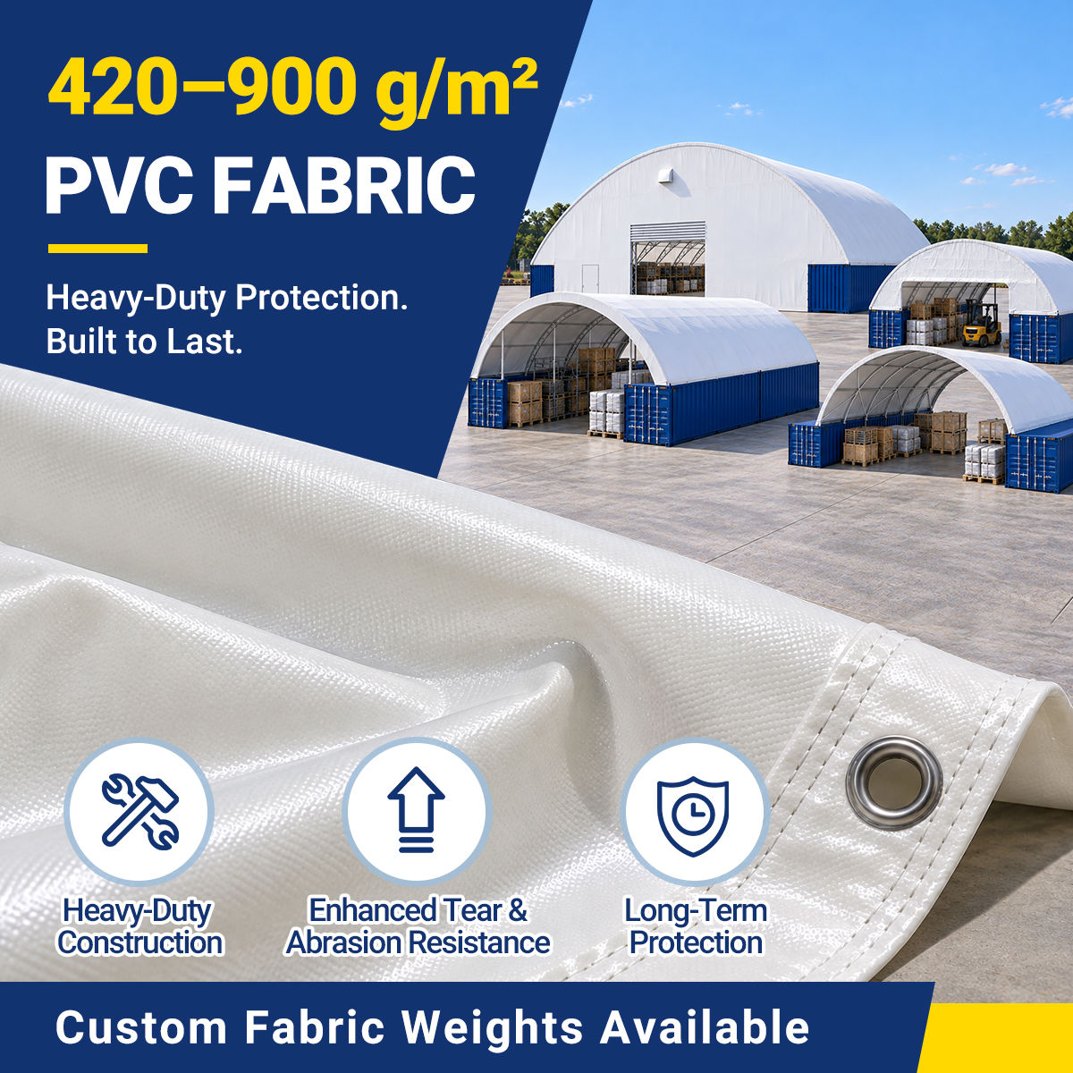 60'x40'x20' Double Truss Container Canopy Shelter