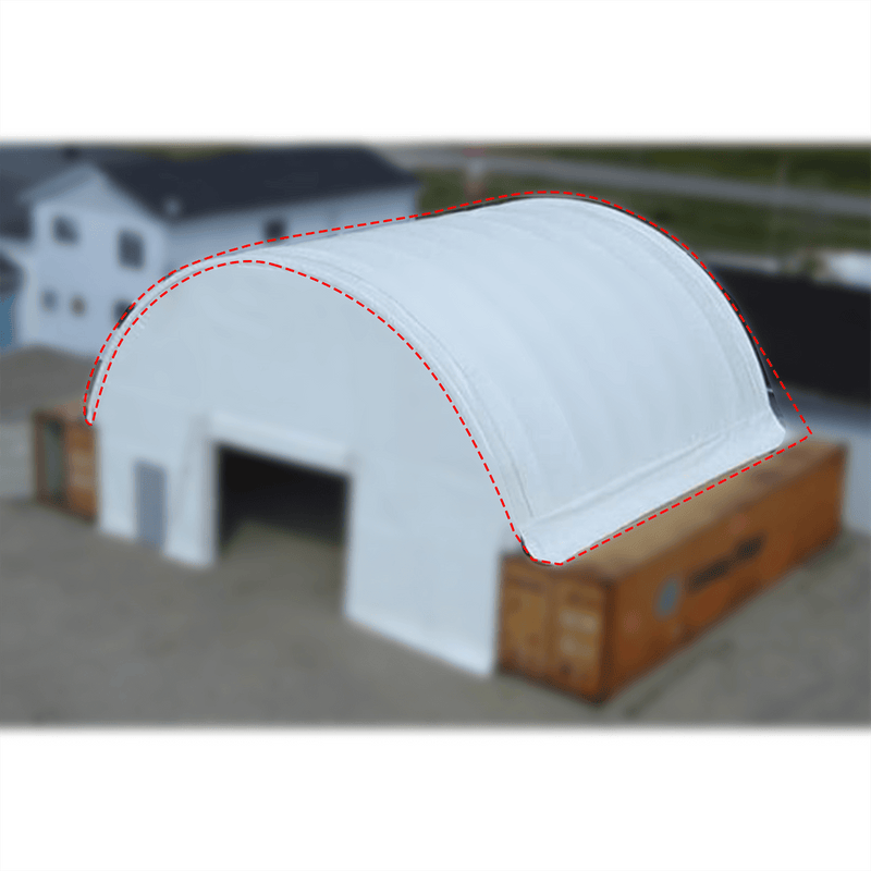 Cover Replacement for 40'x40'x15' Container Shelter