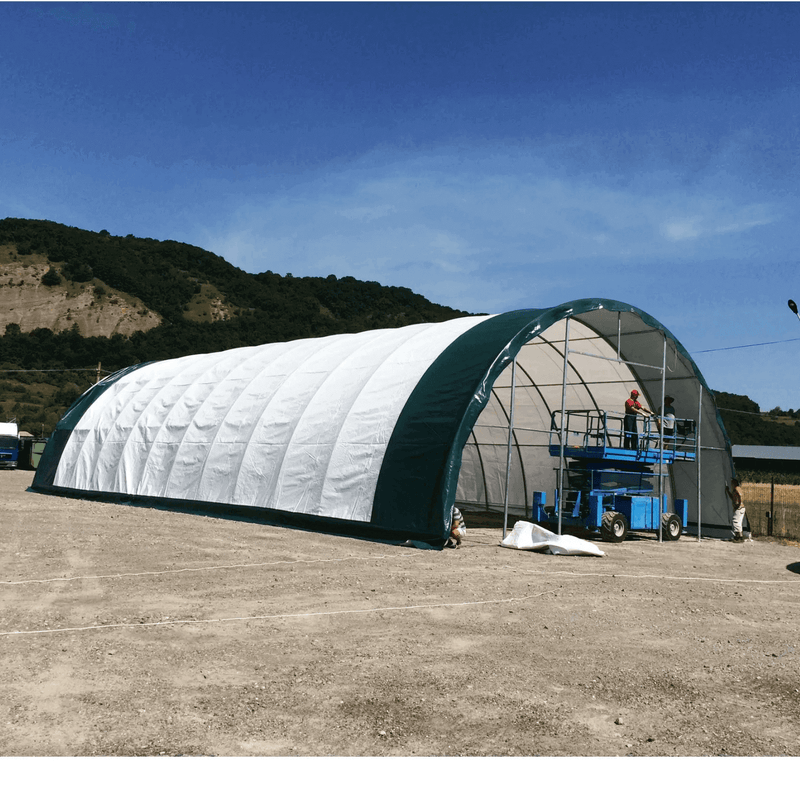 Cover Replacement for Single Truss Arch Storage Shelter