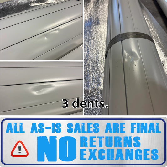 [AS-IS] Motorized Roll-Up Door Kit for Double Garage Metal Shed