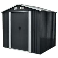 [AS-IS] Metal Storage Garden Shed 6x8ft