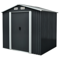 [AS-IS] Metal Storage Garden Shed 6x8ft