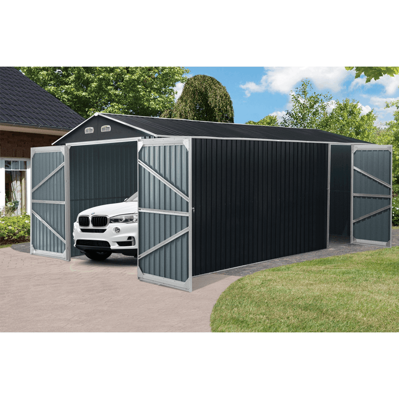 [AS-IS] Metal Storage Shed 13x20ft, Classical Model