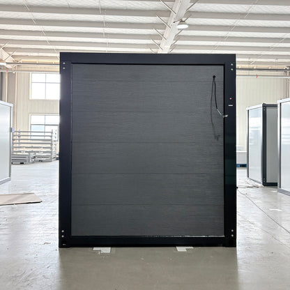 Deluxe Black Portable Toilet with Shower