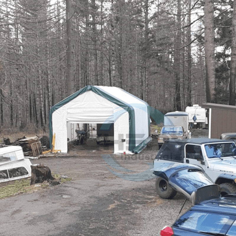 Double Truss Storage Shelter W20'xL33'xH16' Scene