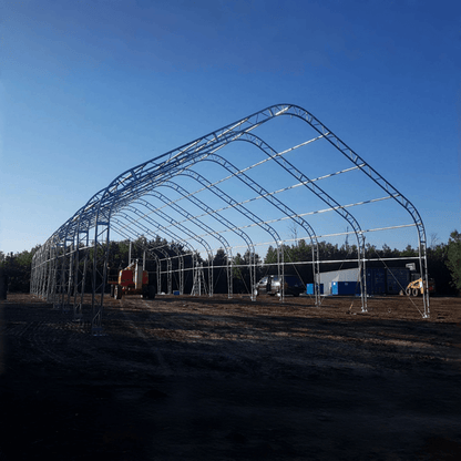 Double Truss Storage Shelter W40'xL80'xH23'