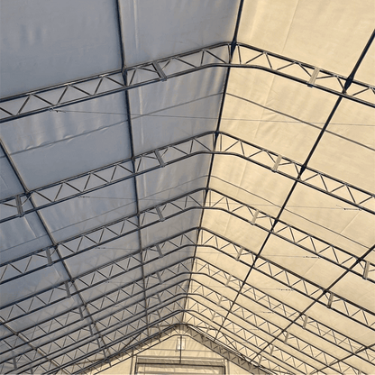 Double Truss Storage Shelter W70'xL120'xH28'