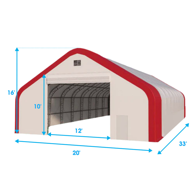 [AS-IS] Double Truss Storage Shelter W20'xL33'xH16'