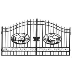 Iron Gate for Driveway #design_Deer