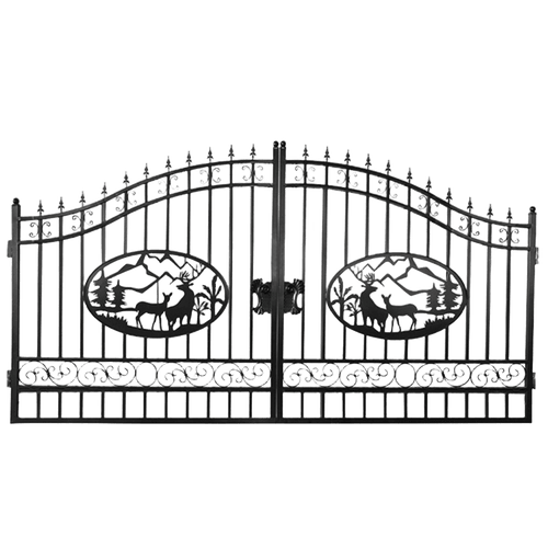 Iron Gate for Driveway #design_Deer