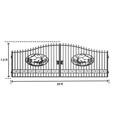 Iron Gate for Driveway #design_Deer