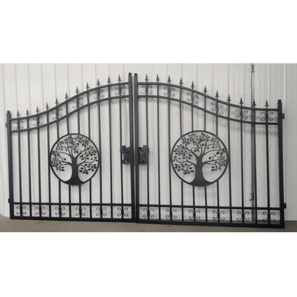 Iron Gate for Driveway #design_Tree