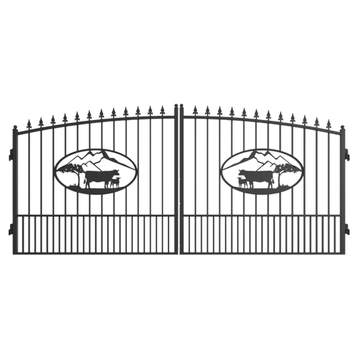 Iron Gate for Driveway #design_Ox