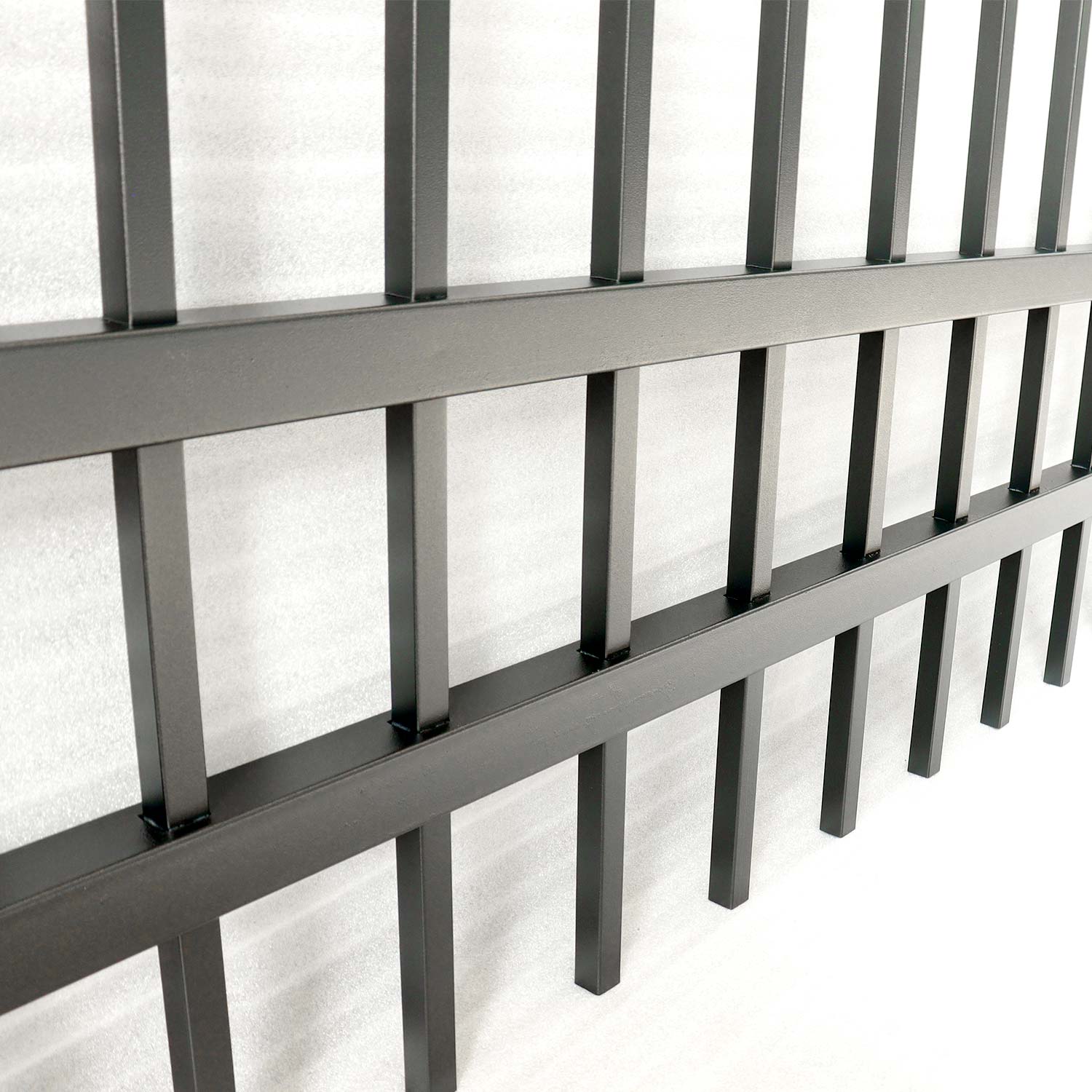Durable powder coated and galvanized steel frame