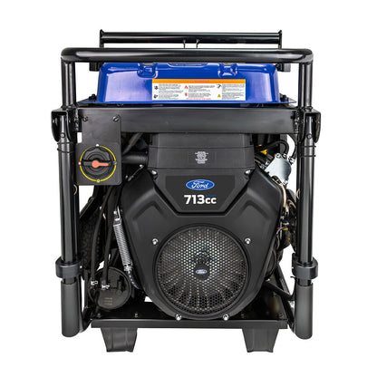 FORD 18,000 Watt Tri-Fuel Generator – 14500W Running, V-Twin Engine