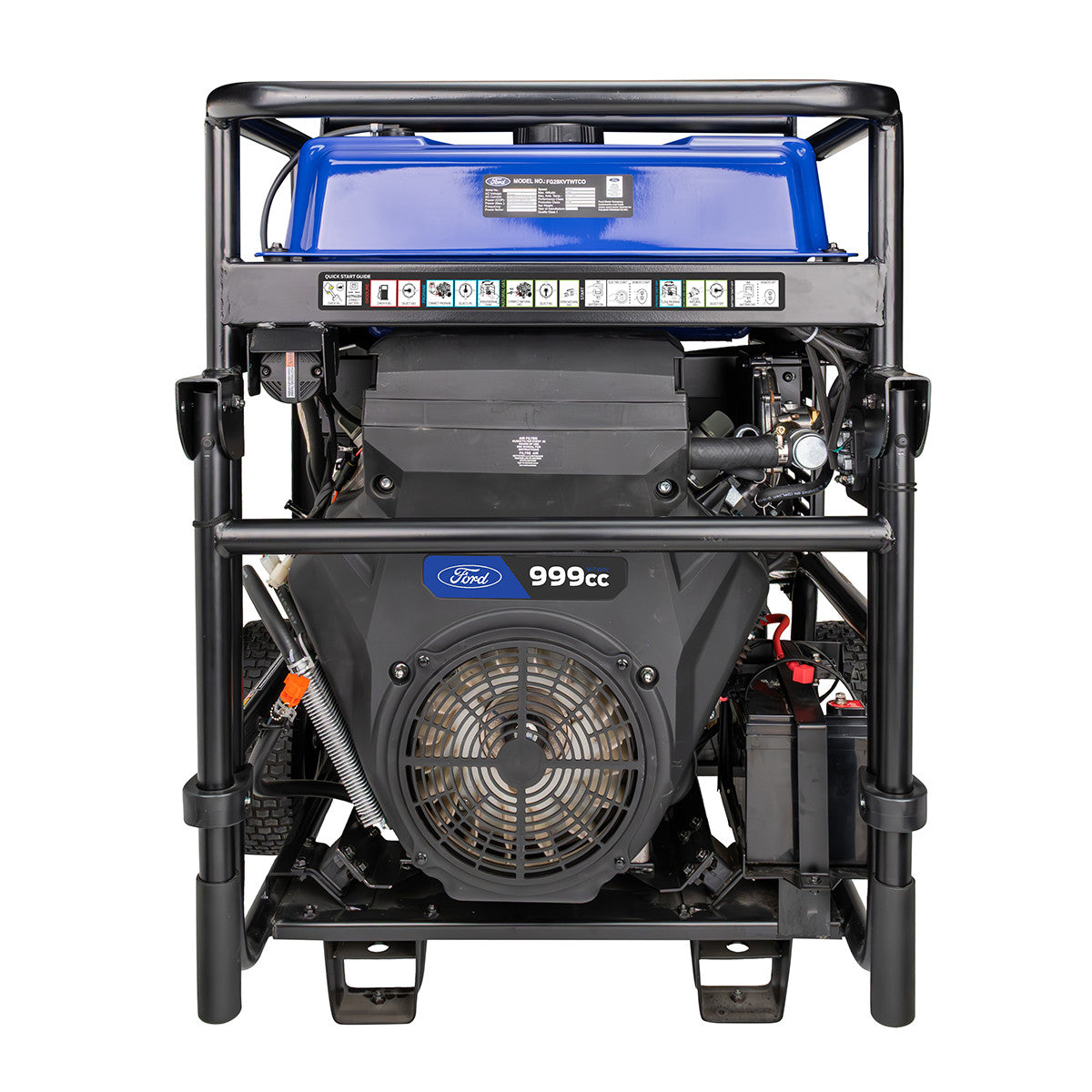 FORD 28,000 Watt Tri-Fuel Generator – 20,000W Running, 999cc V-Twin