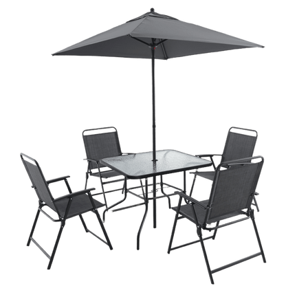 Chery Industrial Sling Folding Dining Set