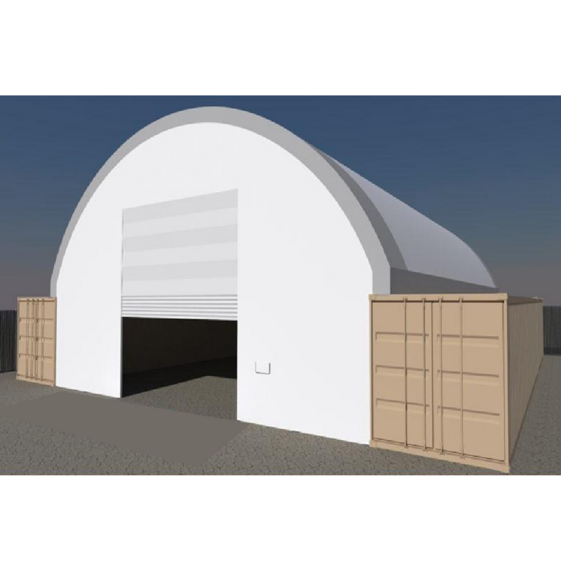 Front Wall for Container Canopy Shelter 40'x40'x15'