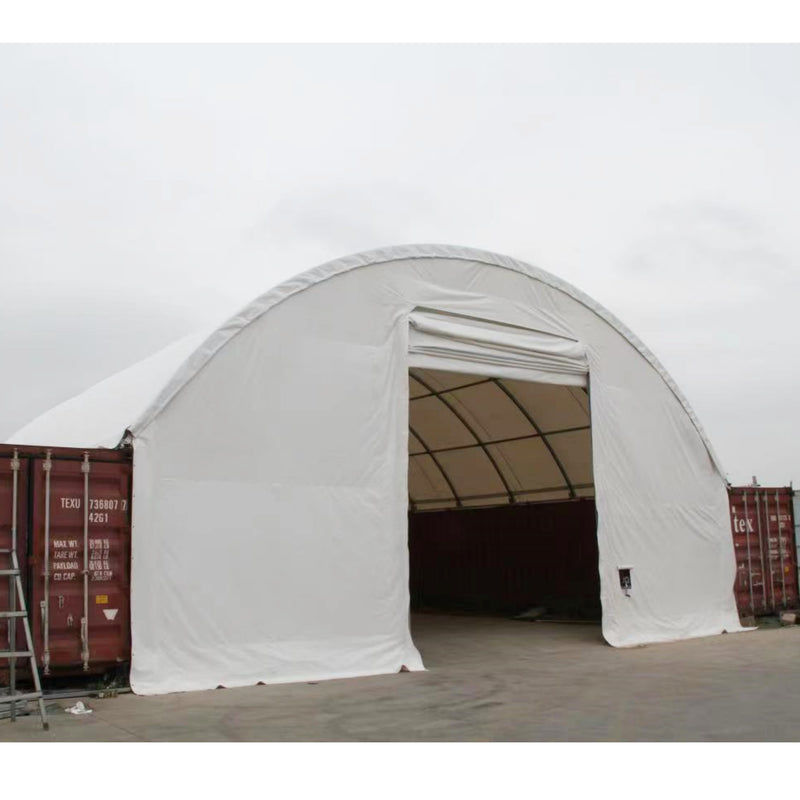 Front cover for Gold Mountain Shipping Container Canopy Shelter 40'x40'x11'