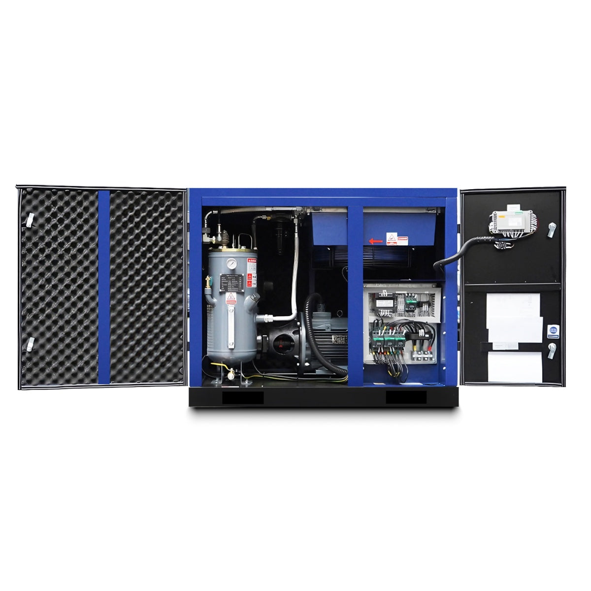 15HP Rotary Screw Air Compressor, 56 CFM, 125PSI, 230V 3PHASE 60HZ