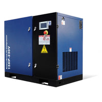 15HP Rotary Screw Air Compressor, 56 CFM, 125PSI