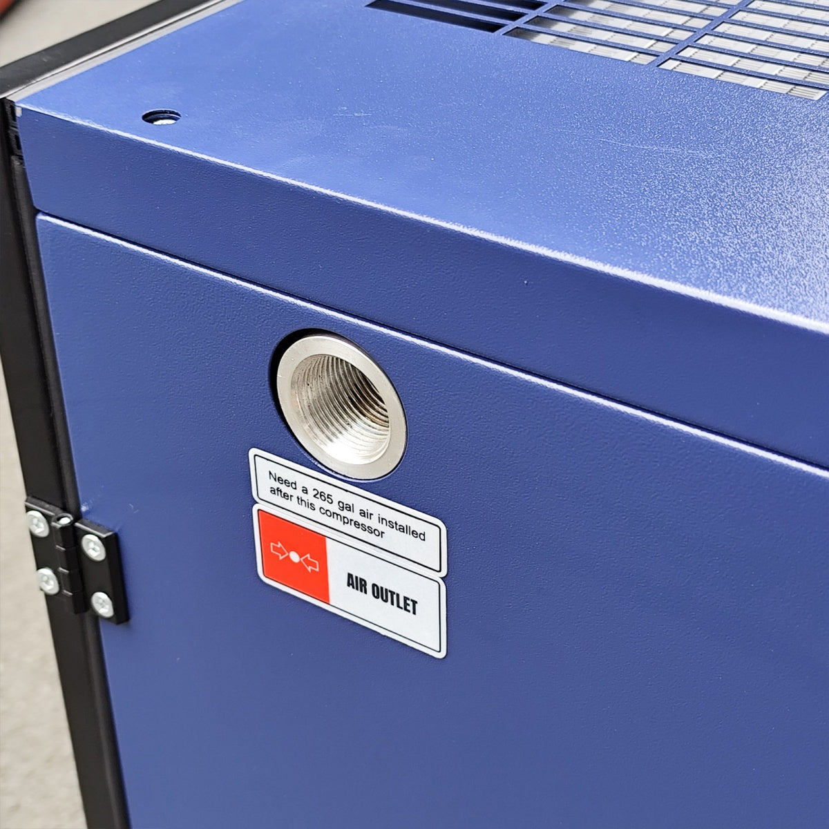 15HP Rotary Screw Air Compressor, 56 CFM, 125PSI, 230V 3PHASE 60HZ