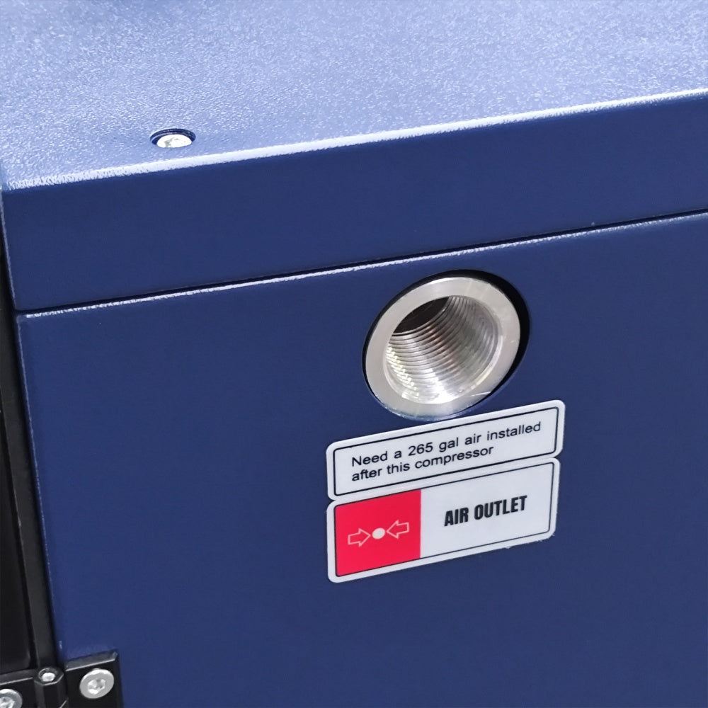 20HP Rotary Screw Air Compressor, 74CFM, 125PSI, 230V 3PHASE 60HZ