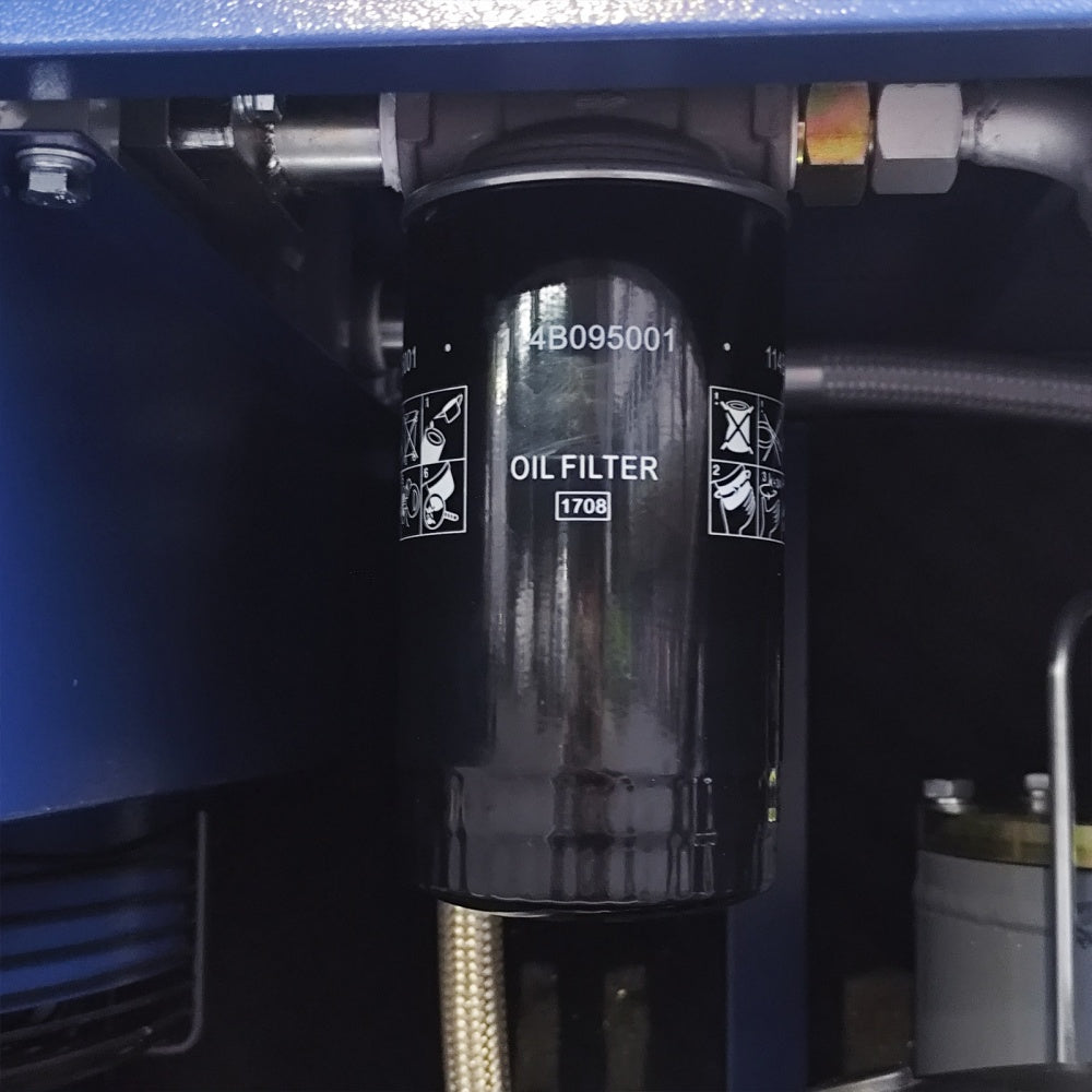 20HP Rotary Screw Air Compressor, 74CFM, 125PSI, 230V 3PHASE 60HZ